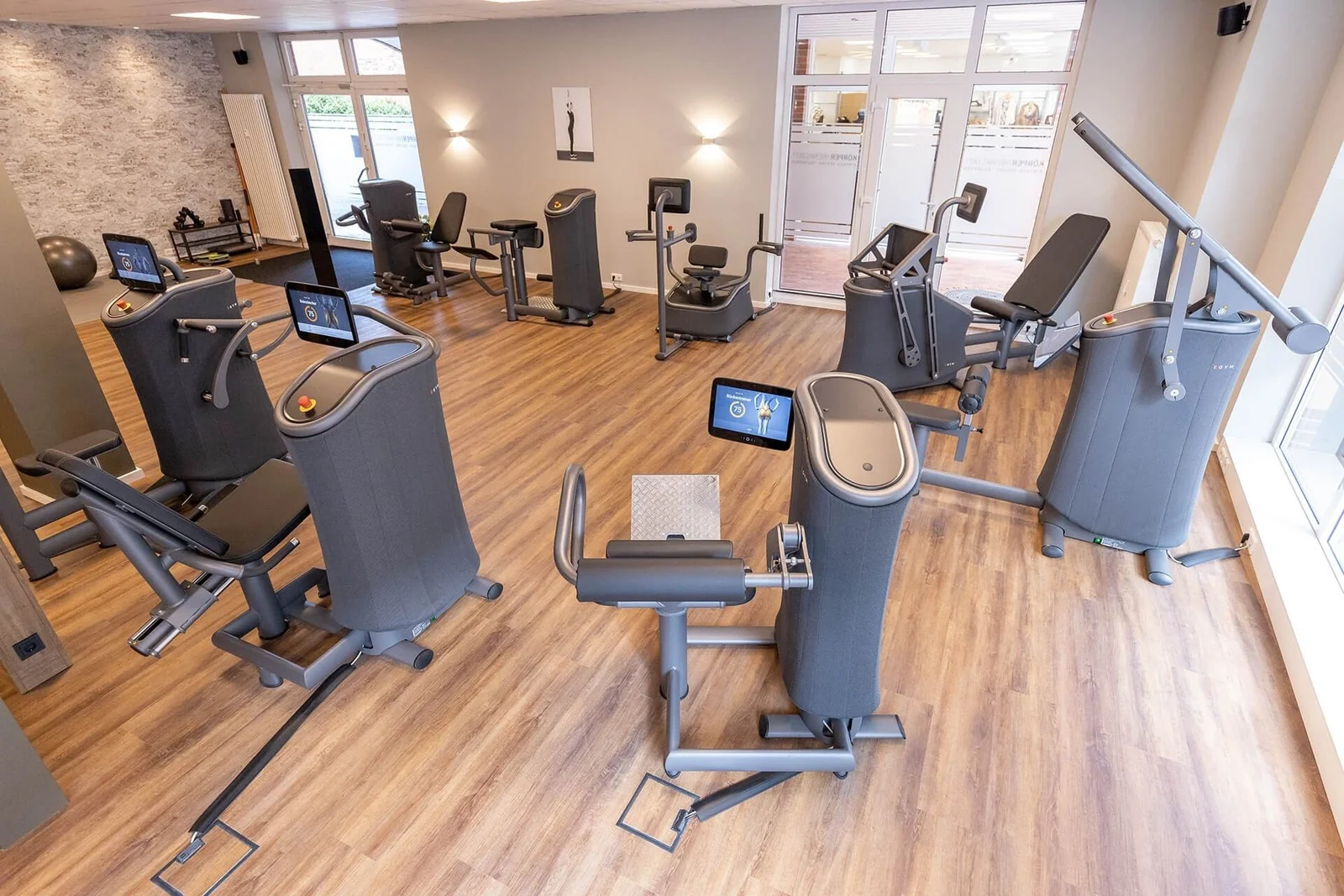 Cardiogeräte auf der Trainingsfläche der Körperwerkstatt Neuenkirchen